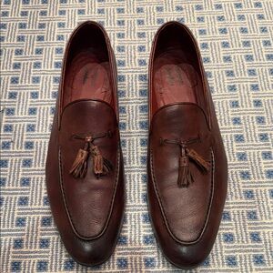 Magnanni for Neiman Marcus Tassel Loafers - Brown Patina Leather - US 13